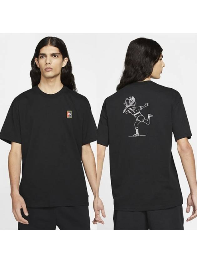 01DJ1240010SBHeather TshirtBlack - NIKE - BALAAN 1