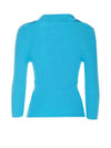 ORB Polo Cashmere Knit Top Blue - VIVIENNE WESTWOOD - BALAAN 3