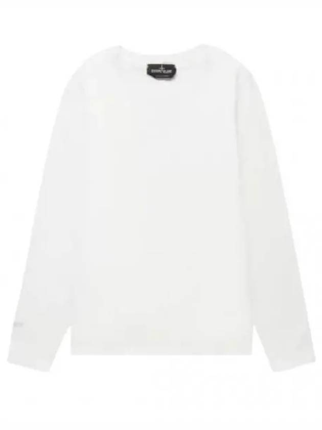 Shadow Project Cotton Jersey Long Sleeve T-Shirt White - STONE ISLAND - BALAAN 2