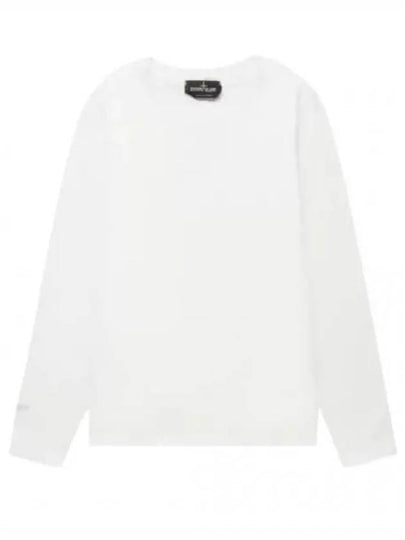 Shadow Project Cotton Jersey Long Sleeve T-Shirt White - STONE ISLAND - BALAAN 2