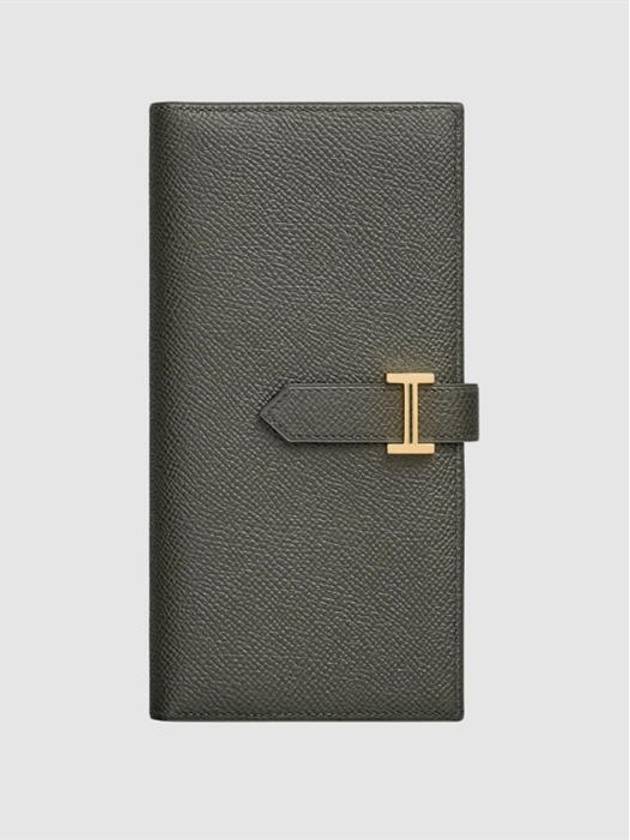 Bean long wallet Bert Gris gold plated H039785CCC6 - HERMES - BALAAN 1