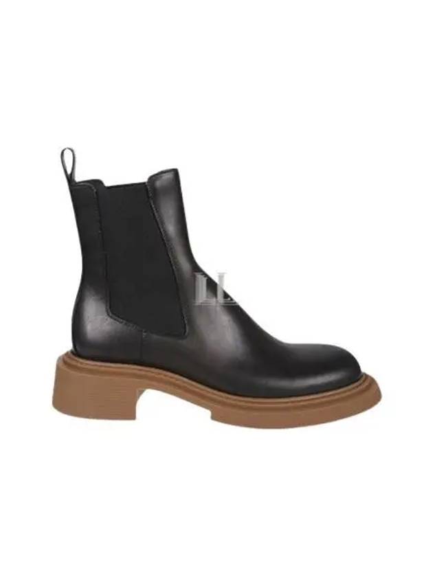 Leather Chelsea Boots Black - LOEWE - BALAAN 2