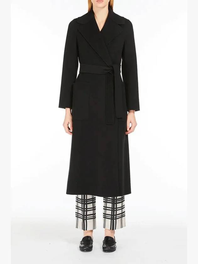 Paolore Virgin Wool Single Coat Black - MAX MARA - BALAAN 3