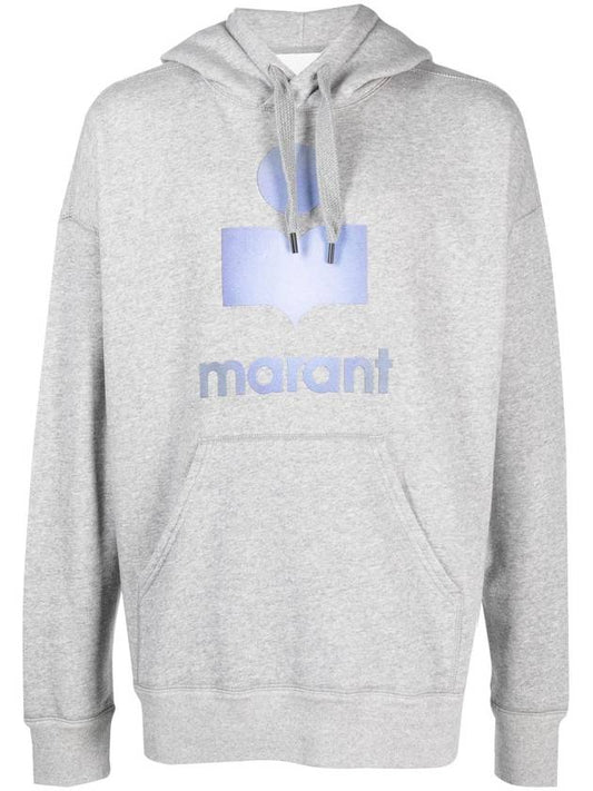 Miley Logo Print Hoodie Grey - ISABEL MARANT - BALAAN 2