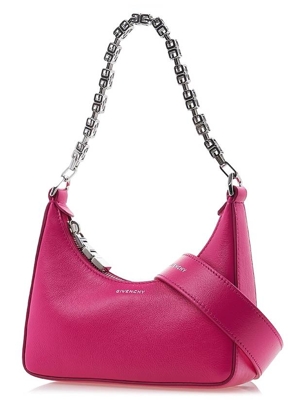 Moon Cut-out Chain Small Shoulder Bag Pink - GIVENCHY - BALAAN 3