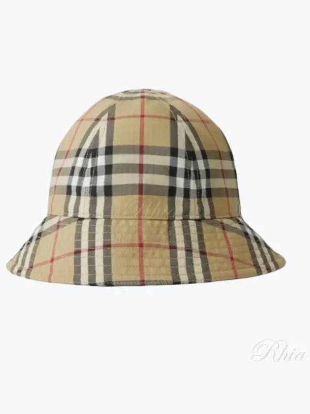 Vintage Check Nylon Bucket Hat Archive Beige - BURBERRY - BALAAN 2