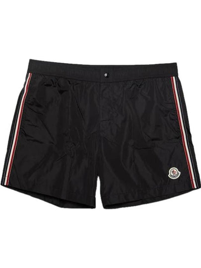 Logo Swim Shorts Black - MONCLER - BALAAN 2