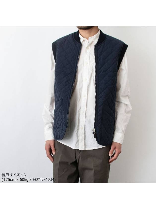 Quilted Vest Navy - A.P.C. - BALAAN 3