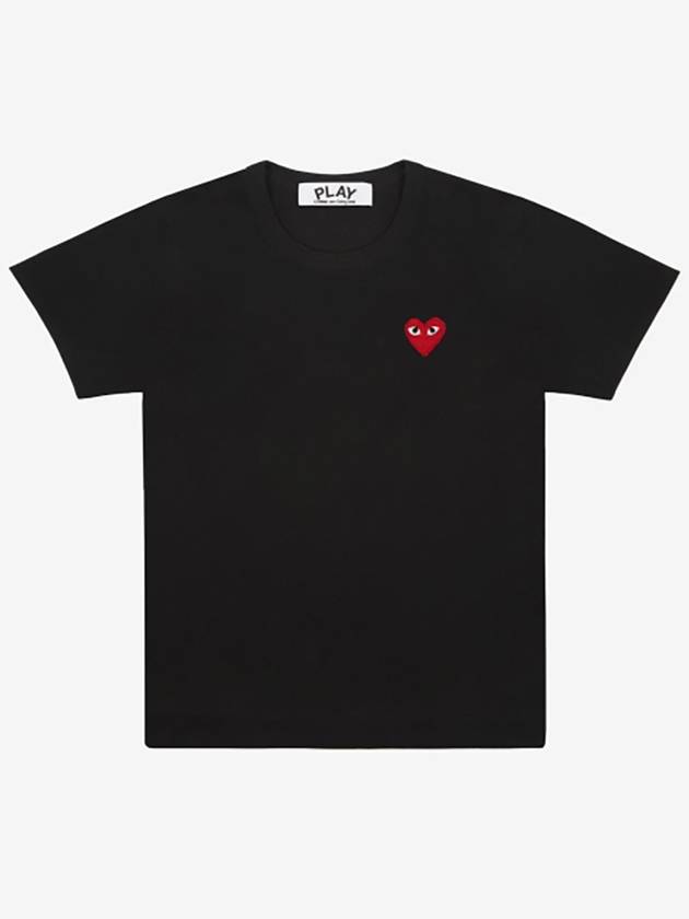 Red Heart T-Shirt Black - COMME DES GARCONS PLAY - BALAAN 3