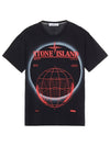 Men's Solar Eclipse Logo Short Sleeve T-Shirt Black - STONE ISLAND - BALAAN 2