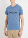 Maison Kitsune Parisian Print Cotton Short Sleeve TShirt AM00101KJ0008 - MAISON KITSUNE - BALAAN 5