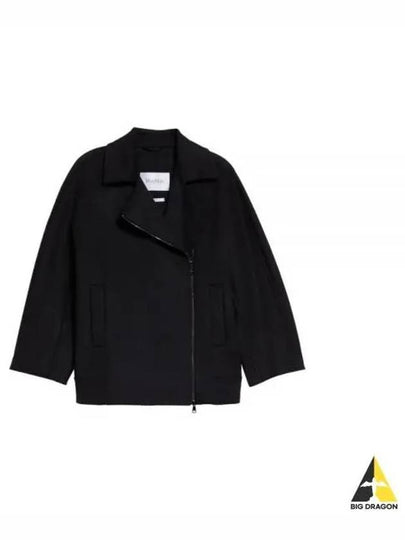 Rotondo Zip-Up Single Coat Black - MAX MARA - BALAAN 2