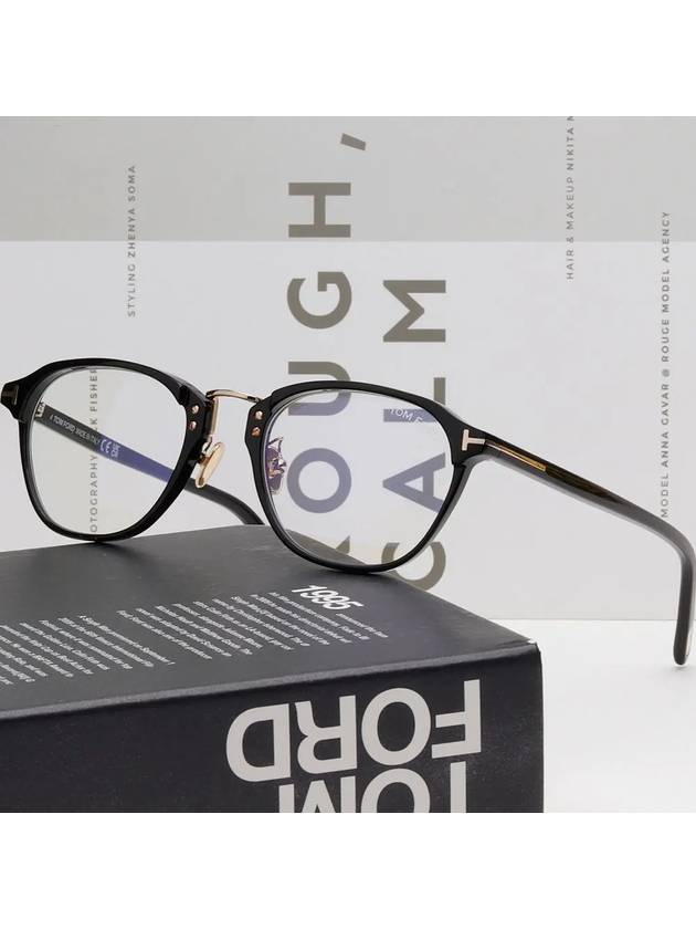 Blue light blocking glasses frame TF5727DB 001 Eye protection horn frame - TOM FORD - BALAAN 2