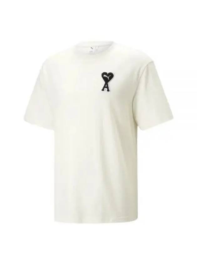 Logo Crew Neck Short Sleeve T-Shirt White - PUMA - BALAAN 2