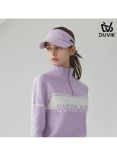 Women s color combination tape ribbon sun visor DC2WAP001LV - DUVIK - BALAAN 1