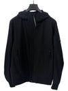 Men's Solf Shell R Lens Hooded Jacket Black - CP COMPANY - BALAAN 2