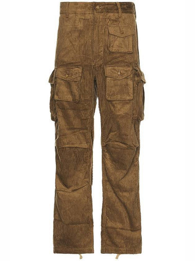 FA Cotton Corduroy Straight Pants Khaki - ENGINEERED GARMENTS - BALAAN 1