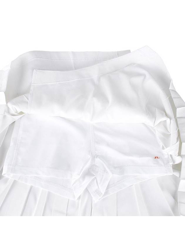 Women's Sierra Pleated Skirt White - J.LINDEBERG - BALAAN 11