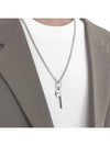 Men's Stick Necklace Surgical Steel Chain CLEF STICK NEC - BASSCLEF - BALAAN 2