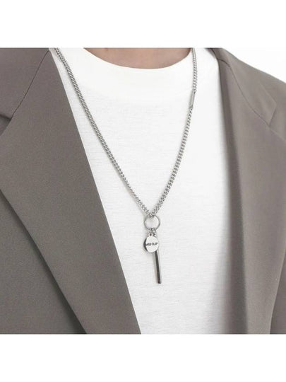 Men's Stick Necklace Surgical Steel Chain - BASSCLEF - BALAAN 2