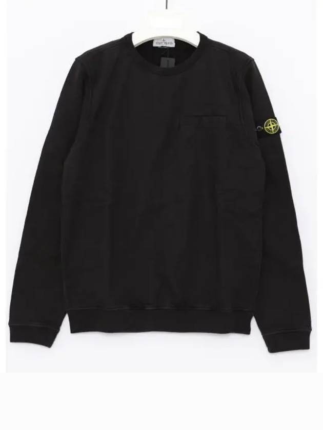 Kids Wappen Patch Sweatshirt Black - STONE ISLAND - BALAAN 2