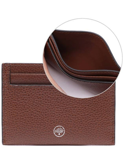 Logo Heritage Full Grain Card Wallet Brown - MULBERRY - BALAAN 2