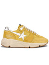 Running Sole White Leather Star Low Top Sneakers Yellow - GOLDEN GOOSE - BALAAN 3