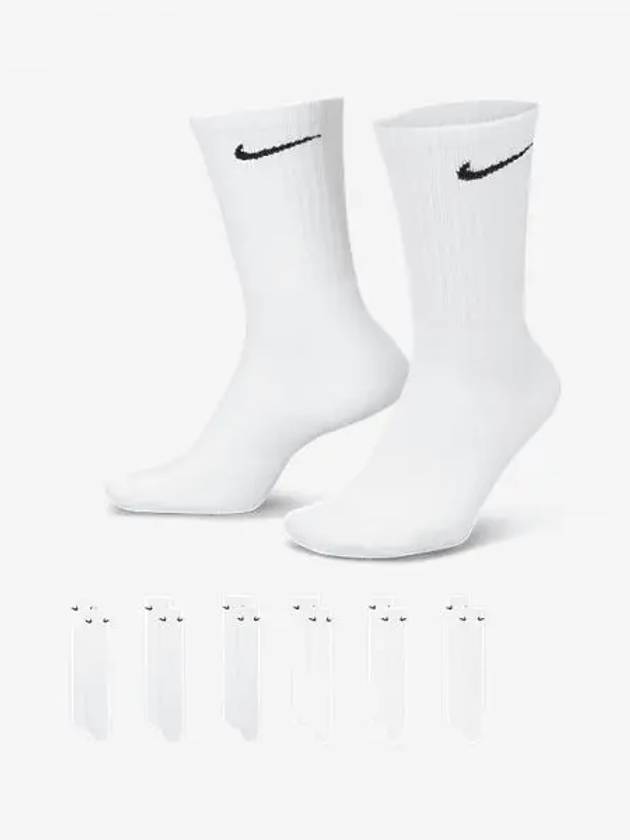 Everyday Cushioned Socks 3 Pack White - NIKE - BALAAN 2