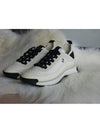 Mixed Fibers Sneakers Velvet Calfskin Silver Ivory - CHANEL - BALAAN 5