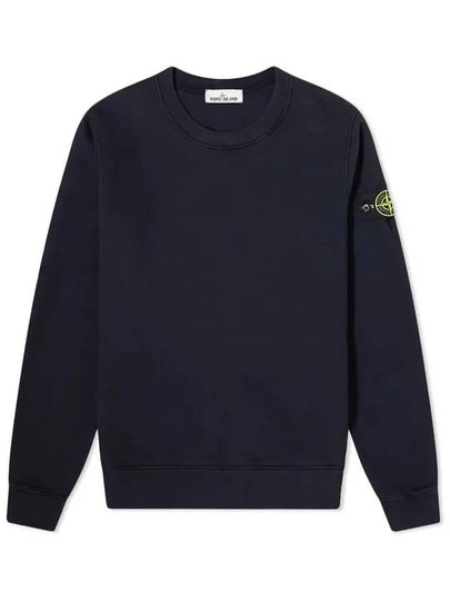 Wappen Patch Crewneck Sweatshirt Navy - STONE ISLAND - BALAAN 2