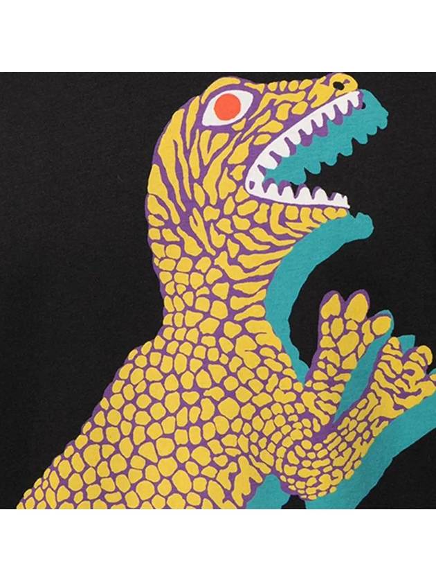 Dino Print Short Sleeve T-Shirt Yellow Black - PAUL SMITH - BALAAN 5