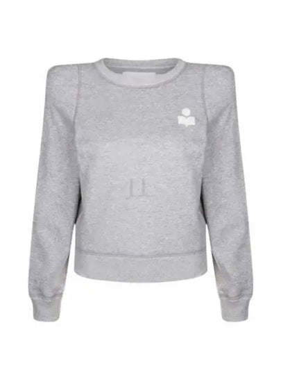 PrissaLogo Print Sweatshirt Grey - ISABEL MARANT - BALAAN 2