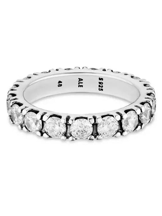 Crystal Cubic Zirconia Ring Sterling Silver - PANDORA - BALAAN.