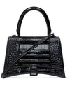 Hourglass Top Handle Tote Bag Black - BALENCIAGA - BALAAN 1