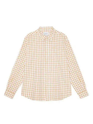 Monte Oxford Shirt Yellow Check - PALMES - BALAAN 1