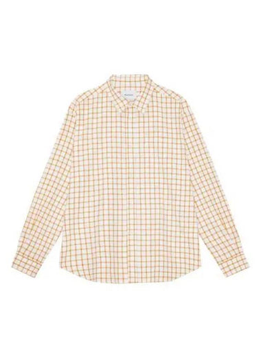 Monte Oxford Shirt Yellow Check - PALMES - BALAAN 1