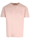 Logo Short Sleeve T-Shirt Pink - CP COMPANY - BALAAN 3