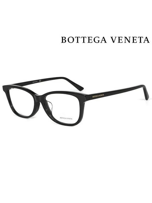 Eyewear Rectangle Acetate Eyeglasses Black - BOTTEGA VENETA - BALAAN 2