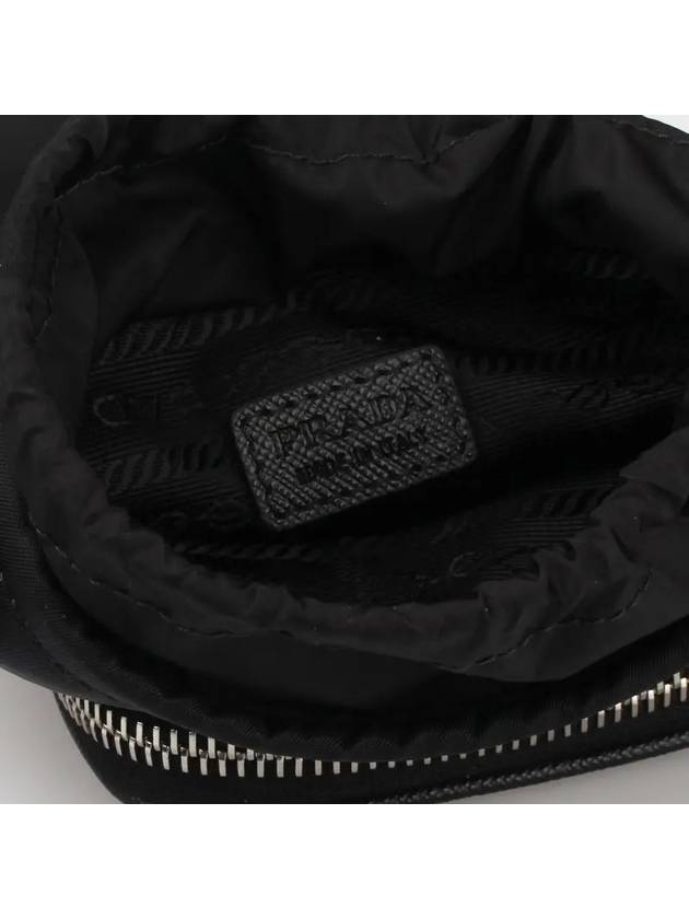 Re-Nylon Strap Phone Pouch Black - PRADA - BALAAN 6