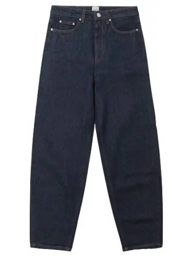 barrel leg denim pants women jeans - TOTEME - BALAAN 1