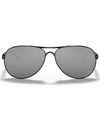 Feedback Polished Chrome Sunglasses Black - OAKLEY - BALAAN 3