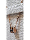 Mini Pop H Pendant Rose Gold & Noir - HERMES - BALAAN 3