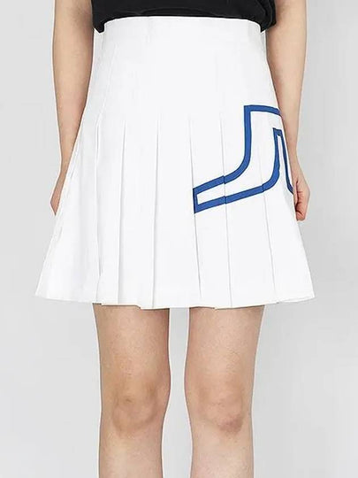 Women's Golf Naomi Bridge Skirt White - J.LINDEBERG - BALAAN 2