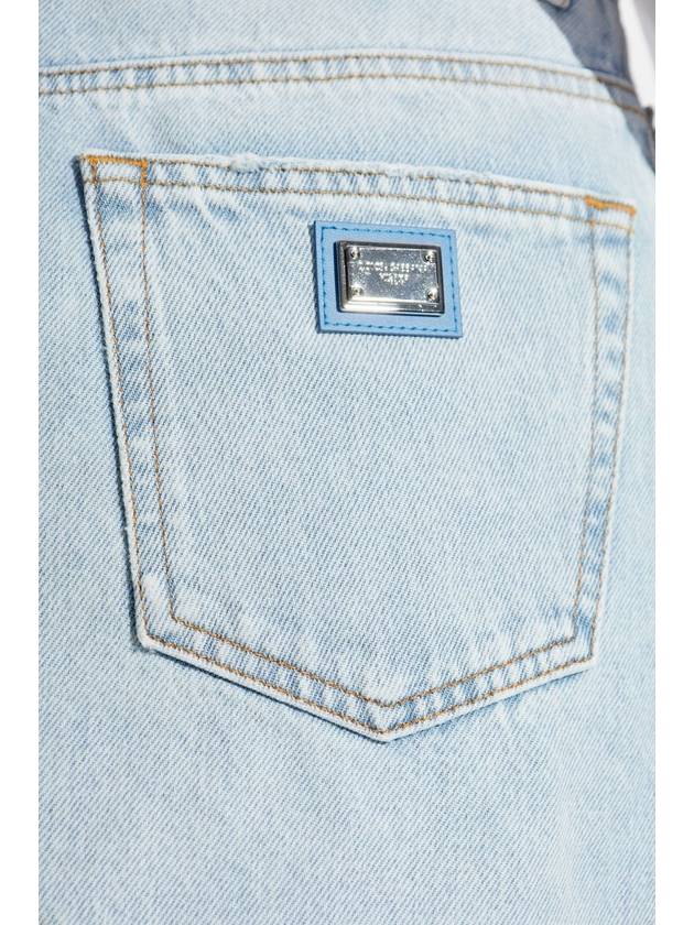 Dolce & Gabbana Denim Skirt, Women's, Light Blue - DOLCE&GABBANA - BALAAN 5