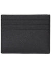 Saffiano Leather Card Wallet Black - PRADA - BALAAN 3