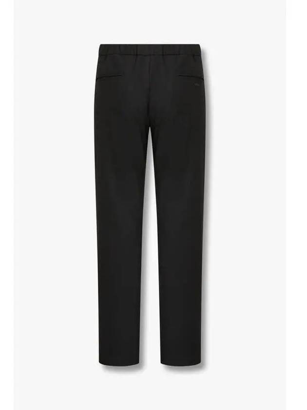 Men s string banding seersucker pants black - HERNO - BALAAN 1