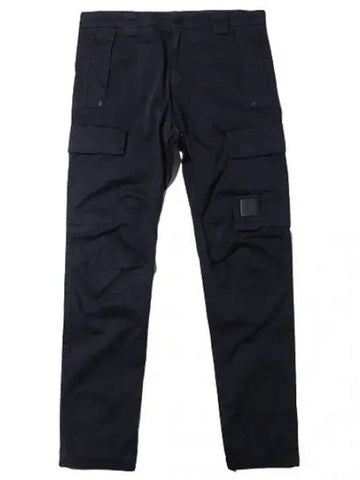 Stretch Satin Metropolis Logo Badge Cargo Pants Ergonomic Fit Trousers - CP COMPANY - BALAAN 1