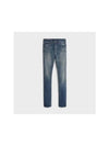 Trail Wash Denim Skinny Jeans Blue - CELINE - BALAAN 2