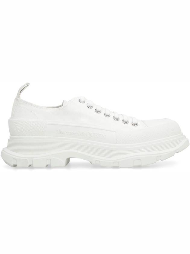 Tread Slick Platform Low Top Sneakers White - ALEXANDER MCQUEEN - BALAAN 3