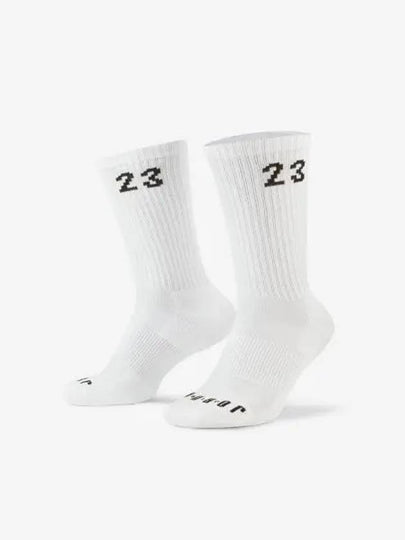 Jordan Essential Crew 3 Pack Socks White - NIKE - BALAAN 2